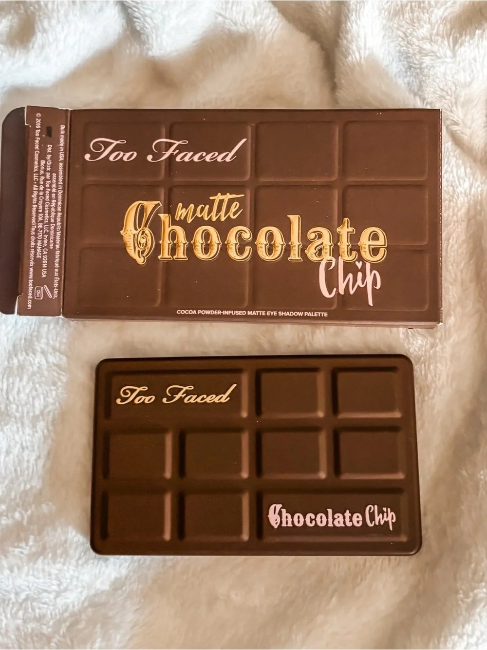 NIB! Too Faced Chocolate Chip Eyeshadow Palette